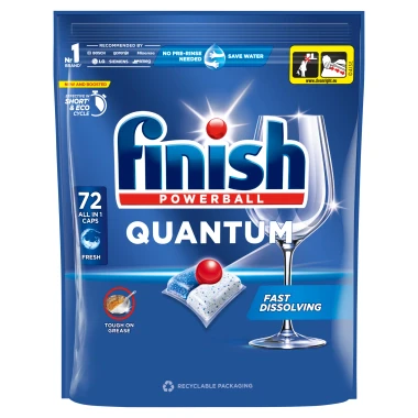 Finish Quantum kapsle do myčky nádobí - Fresh 72 ks