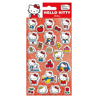 Hello Kitty 3D samolepky 25 ks