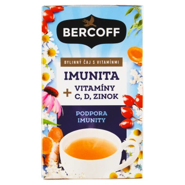 Bercoff Imunita bylinný čaj s vitamíny 16 ks