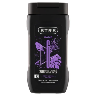 STR8 Game osvěžující sprchový gel 3 v 1 250 ml