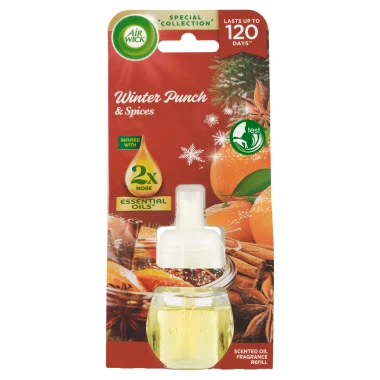 Air Wick tekutá náplň do elektrického přístroje zimní punč 19 ml