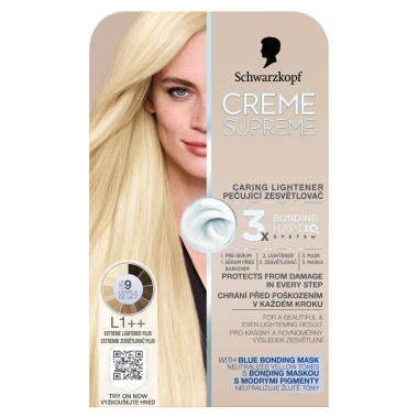 Schwarzkopf Creme Supreme Pečující zesvětlovač L1++ extrémní zesvětlovač plus