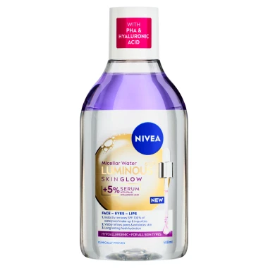 Nivea Luminous630 Skin Glow Micelární voda 400 ml