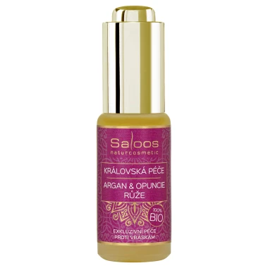 Saloos BIO královská péče argan & opuncie - růže 20 ml