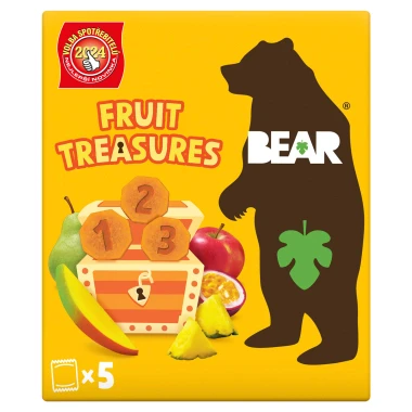 BEAR Fruit Treasures Tropical mango a marakuja 5 x 20g
