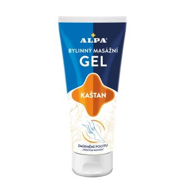 Alpa Bylinný masážní gel kaštan 100ml