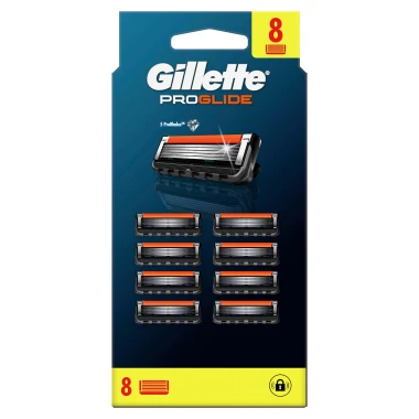 Gillette ProGlide Náhradní holicí hlavice pro muže 8 ks