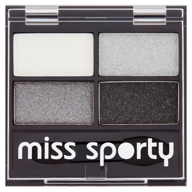 Miss Sporty Studio Colour Quattro eye shadow 404 real smoky / smoky black