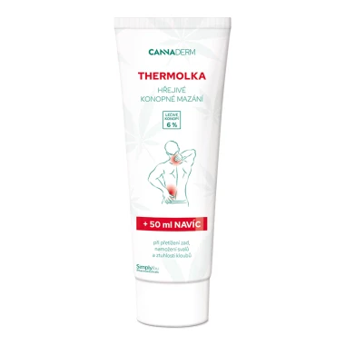 Cannaderm Thermolka hřejivé konopné mazání 250 ml
