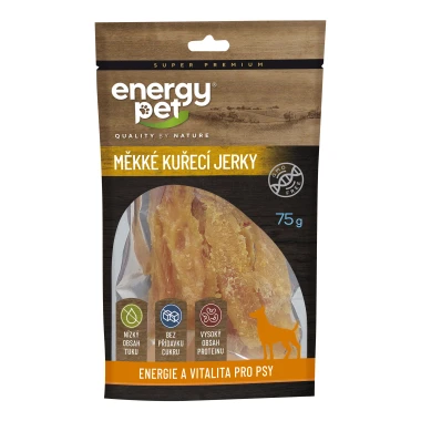 Energy Pet Měkké kuřecí jerky celé 75 g