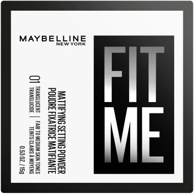 Maybelline New York Face Fit Me Loose Powder 01 Transculent Pudr 15 g