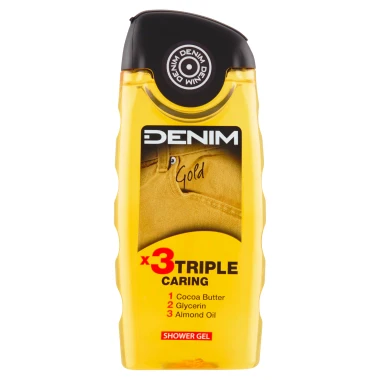 Denim Gold revitalizační a osvěžující sprchový gel 250 ml