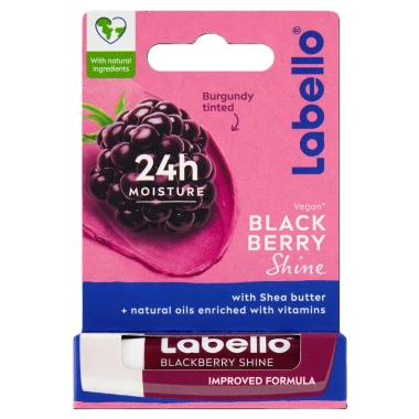Labello Blackberry Shine Pečující balzám na rty 4,8 g