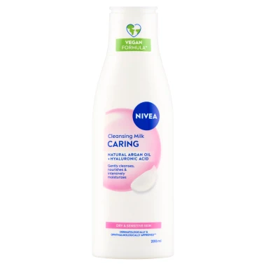 Nivea Pečující čisticí pleťové mléko pro suchou a citlivou pleť 200ml