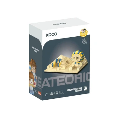 KOCO Stavebnice Pyramida se Sfingou 410 dílků