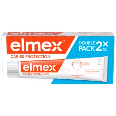 elmex® Caries Protection Zubní pasta proti zubnímu kazu duopack 2 x 75 ml