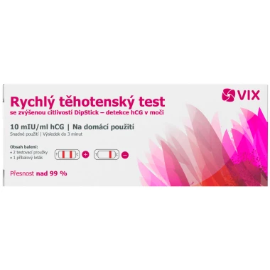 VIX Těhotenský test se zvýšenou citlivostí 2 ks