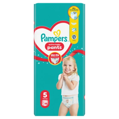 Pampers Active Baby Pants, vel. 5, 48 ks
