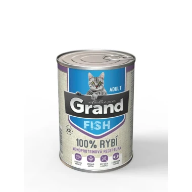 Grand Rybí konzerva kočka deluxe 400 g