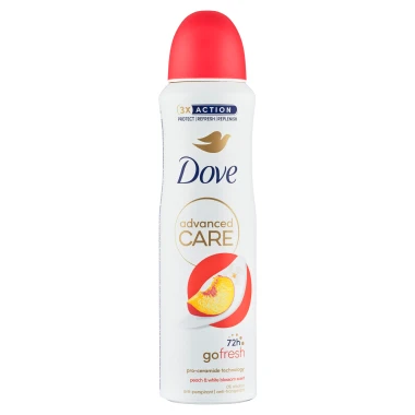 Dove Advanced Care Peach & White Blossom Antiperspirant ve spreji 150 ml