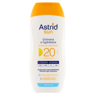 Astrid Sun Mléko na opalování SPF 20 200 ml