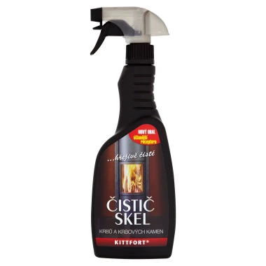 Kittfort Čistič skel krbů a krbových kamen 500 ml