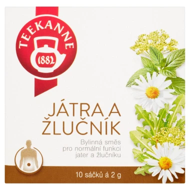 Teekanne Játra a žlučník bylinná směs 10 x 2,0g (20g)