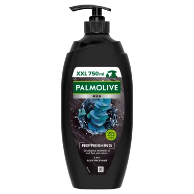 Palmolive For Men Refreshing sprchový gel pro muže 3v1 pumpa 750 ml