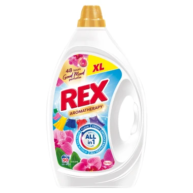REX Aromatherapy Orchid Color Prací gel na barevné prádlo 50 PD