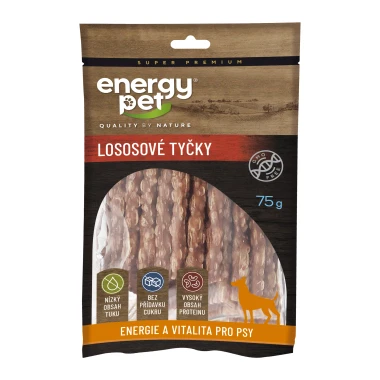 Energy Pet Lososové tyčky 75 g