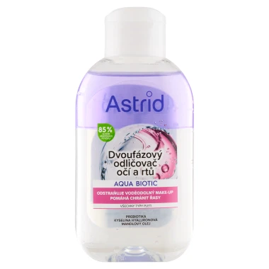 Astrid Aqua Biotic dvoufázový odličovač očí a rtů 125 ml