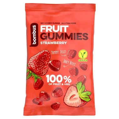 Bombus Fruit Energy Ovocné kousky jahoda 35g