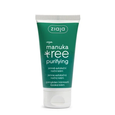 Ziaja Manuka Tree noční krém jemně exfoliační s kys mandlovou 50ml