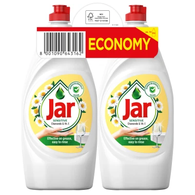 Jar Tekutý prostředek na nádobí Chamomile 2 x 900 ml
