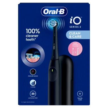 Oral-B iO 2 Elektrický zubní kartáček Night Black černý