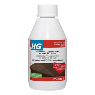 HG Restaurátor nábytku pro tmavé druhy dřeva 250 ml