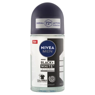 Nivea Men Black & White Invisible Original Kuličkový antiperspirant 50 ml