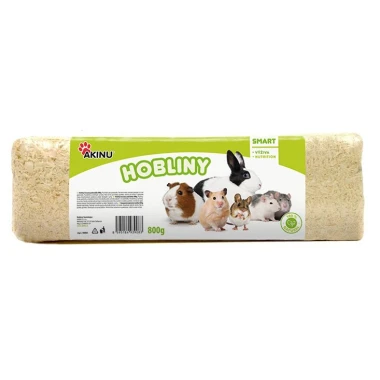 Akinu hobliny pro hlodavce podestýlka 800 g