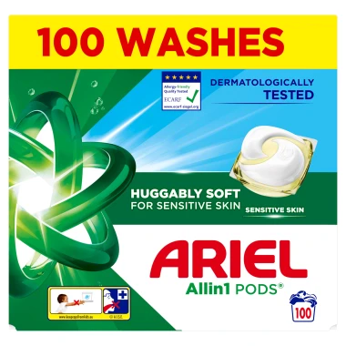 Ariel Allin1 PODS Kapsle na praní Sensitive 100 PD