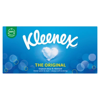 Kleenex The Original papírové kapesníky 3vrstvé 72 ks