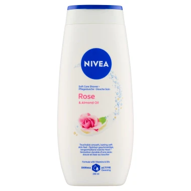 Nivea Rose & Almond Oil Pečující sprchový gel 250 ml