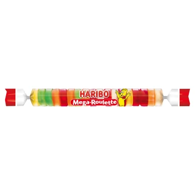 Haribo Mega Roulette Želé s ovocnými příchutěmi 45 g