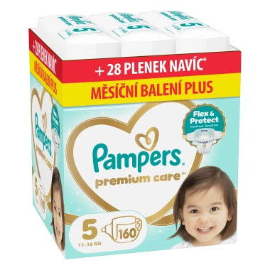 Pampers Premium Care, vel. 5, 160 ks