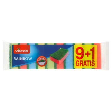 Vileda Rainbow houbičky na nádobí 9 + 1 ks