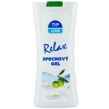 Tip Line Relax sprchový gel oliva 500ml