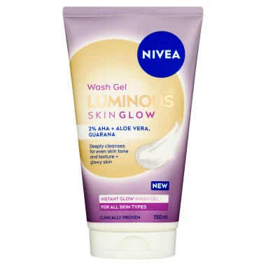 Nivea Luminous630 Skin Glow Čisticí pleťový gel 150 ml
