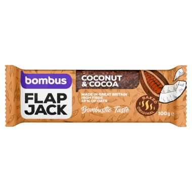 Bombus Flapjack ovesná tyčinka Coconut & Cocoa 100g