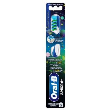 ORAL-B Junior Manuální Zubní Kartáček – Extra Měkká Vlákna 6-12 let