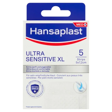 Hansaplast Ultra Sensitive XL Náplasti 5 ks
