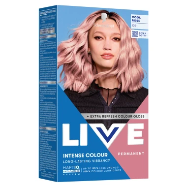 Schwarzkopf Live Intense Colour Permanent barva na vlasy 109 chladná růžová